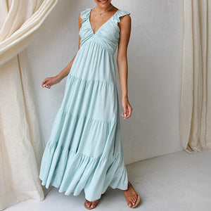 Barbara - Vestito Lungo Estivo con Volant