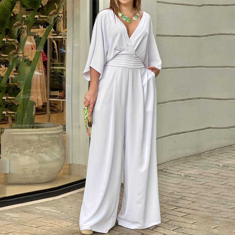 Tuta Lunga Pantaloni Ampi Elegance