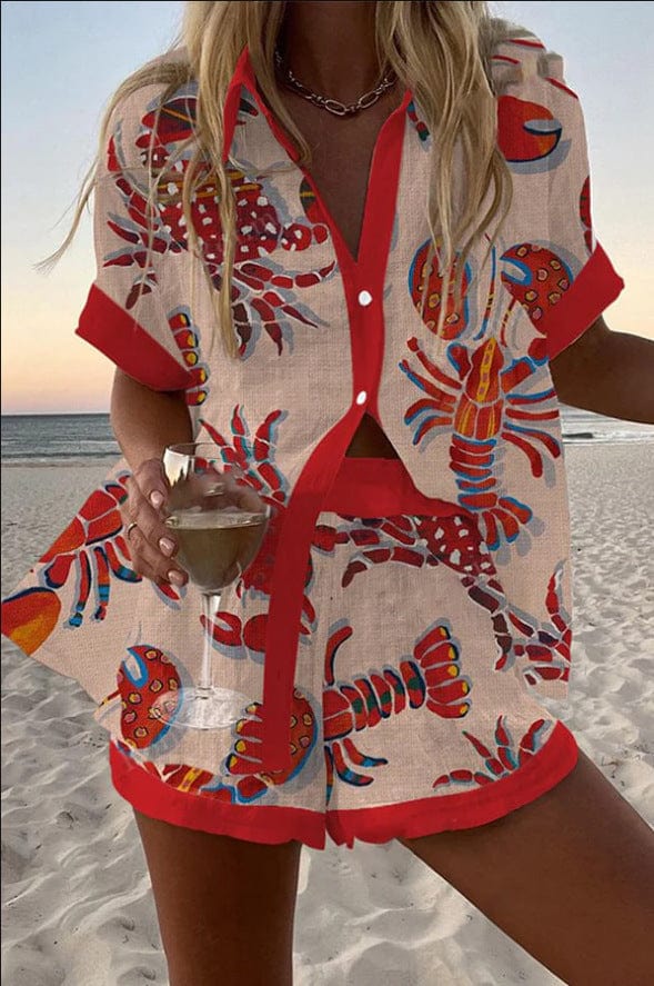 Completo Donna Estivo Camicia e Shorts | Marzamemi