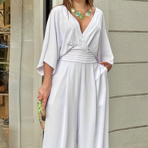 Tuta Lunga Pantaloni Ampi Elegance