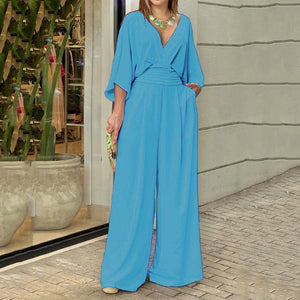 Tuta Lunga Pantaloni Ampi Elegance