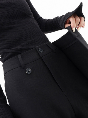 Cleo - Pantaloni Baggy Tailleur Casual Chic