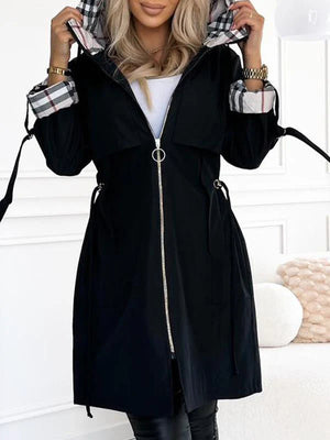 Parka Donna Invernale Elegante con Cappuccio – Protezione da Pioggia e Vento – Vittoria