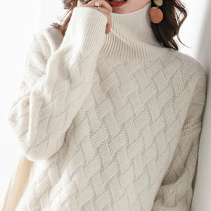Eleonora | Maglione Dolcevita in Maglia