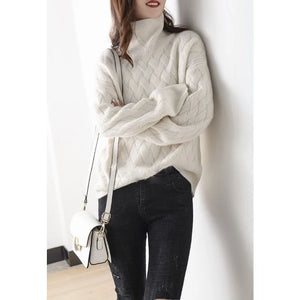 Eleonora | Maglione Dolcevita in Maglia