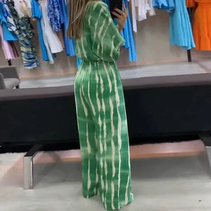 Tuta Lunga Elegante Pantaloni Ampi