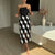 Vestito Midi Senza Spalline con Stampa Geometrica