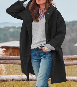 Sofia - Cappotto Donna Invernale Caldo con Cappuccio