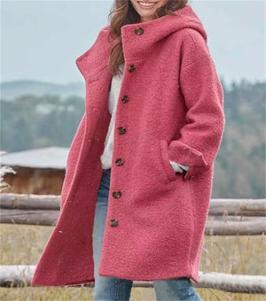 Sofia - Cappotto Donna Invernale Caldo con Cappuccio