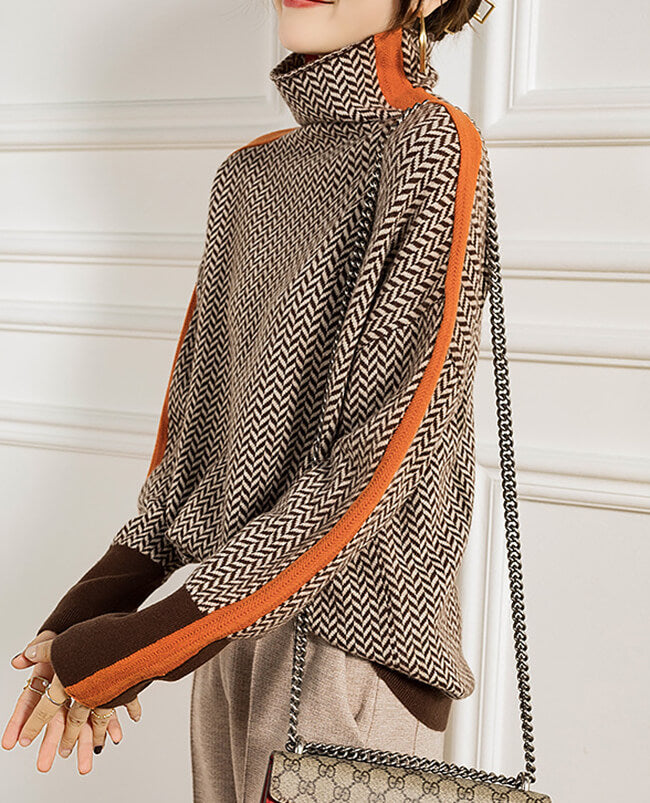 Isabella - Maglione Donna a Dolcevita Elegante