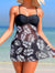 Tankini Donna SoleSkin – Costume a Vestito con Stampa a Foglie