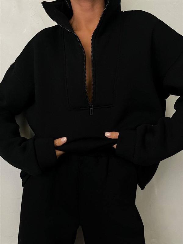 Tuta Donna Oversize con Zip – Stile Minimal e Comfort Assoluto – Vanessa