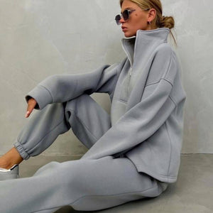 Tuta Donna Oversize con Zip – Stile Minimal e Comfort Assoluto – Vanessa