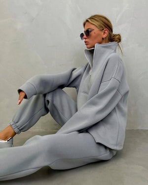 Tuta Donna Oversize con Zip – Stile Minimal e Comfort Assoluto – Vanessa
