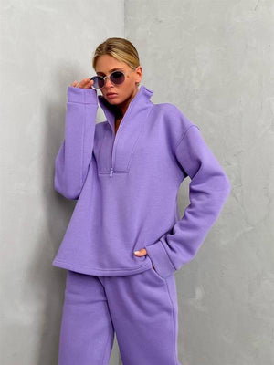 Tuta Donna Oversize con Zip – Stile Minimal e Comfort Assoluto – Vanessa