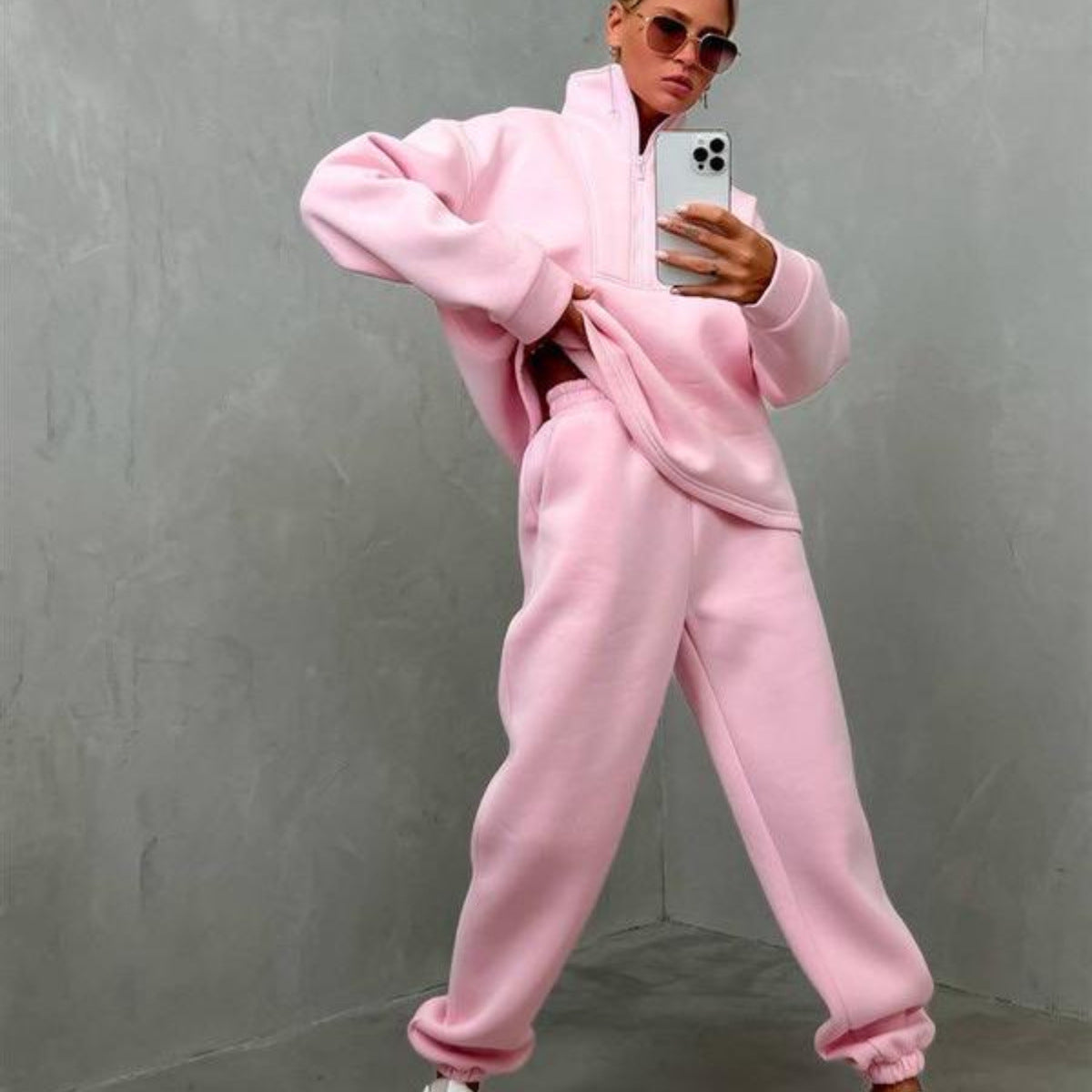 Tuta Donna Oversize con Zip – Stile Minimal e Comfort Assoluto – Vanessa