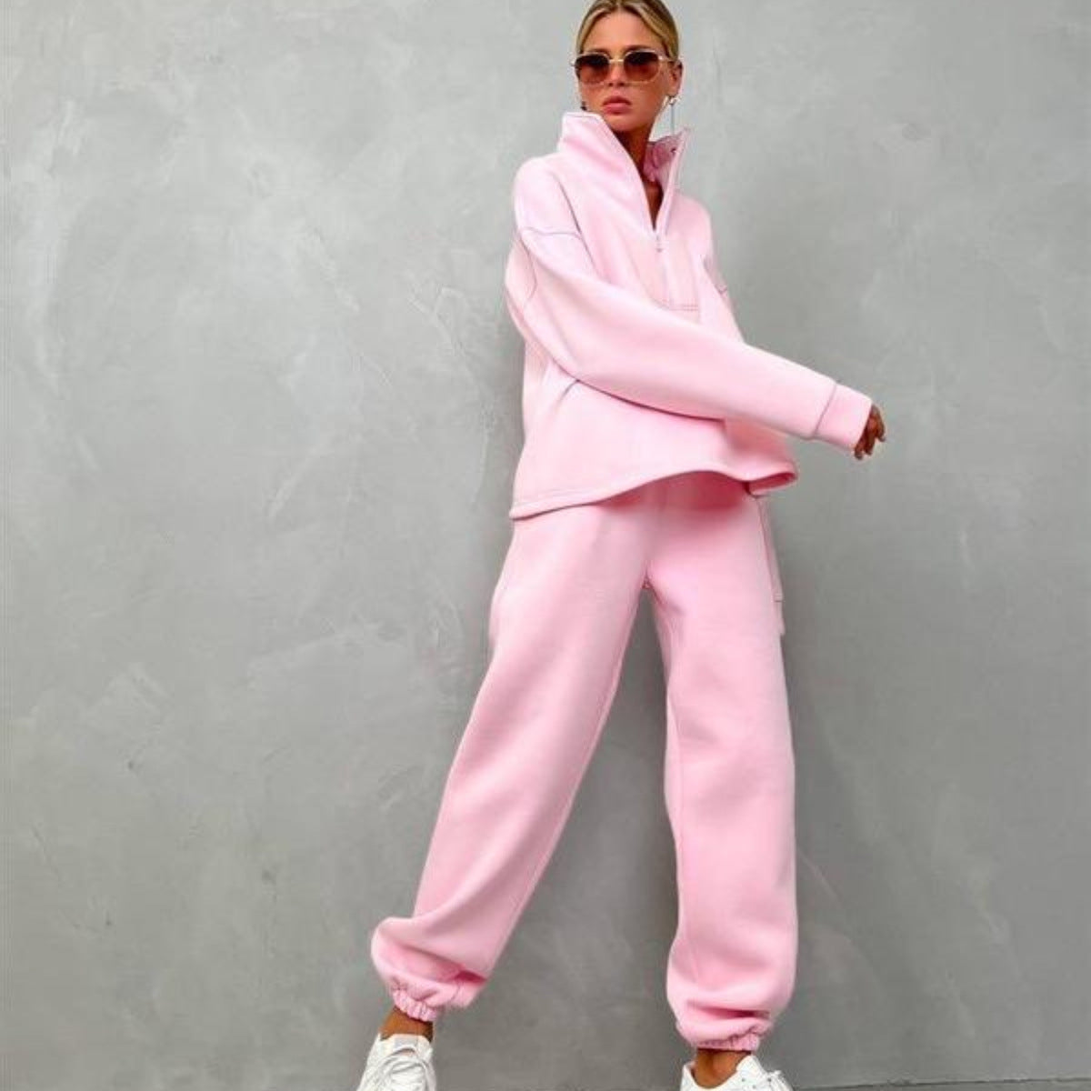 Tuta Donna Oversize con Zip – Stile Minimal e Comfort Assoluto – Vanessa