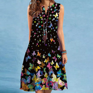 Vestito Alba – Vestito Donna Estivo con Stampa Artistica