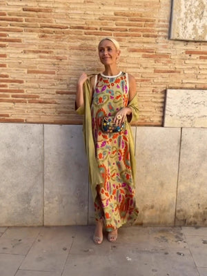 Vestito Lungo Elegante Donna – Abito Estivo Chic per Cerimonia e Eventi