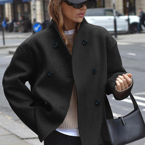 Cappotto Donna Invernale Elegante Doppiopetto – Martina