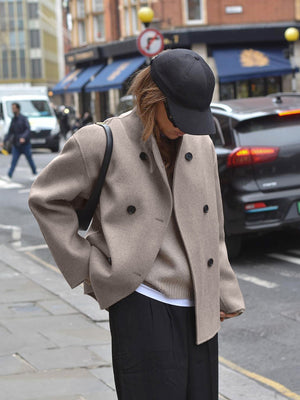 Cappotto Donna Invernale Elegante Doppiopetto – Martina