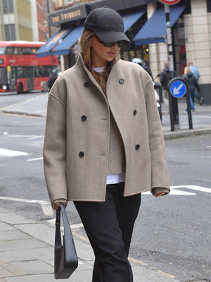 Cappotto Donna Invernale Elegante Doppiopetto – Martina