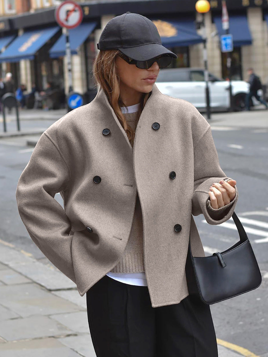 Cappotto Donna Invernale Elegante Doppiopetto – Martina