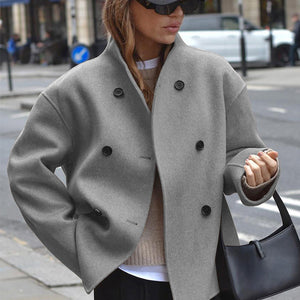Cappotto Donna Invernale Elegante Doppiopetto – Martina