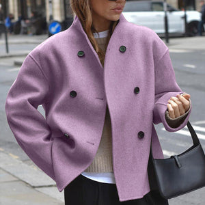Cappotto Donna Invernale Elegante Doppiopetto – Martina