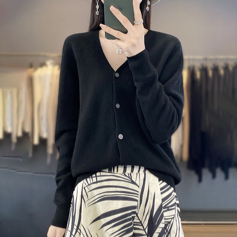 Cardigan Donna Elegante Anna in Lana – Morbido, Caldo e Versatile per Ogni Occasione