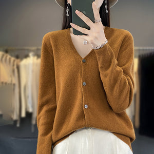 Cardigan Donna Elegante Anna in Lana – Morbido, Caldo e Versatile per Ogni Occasione