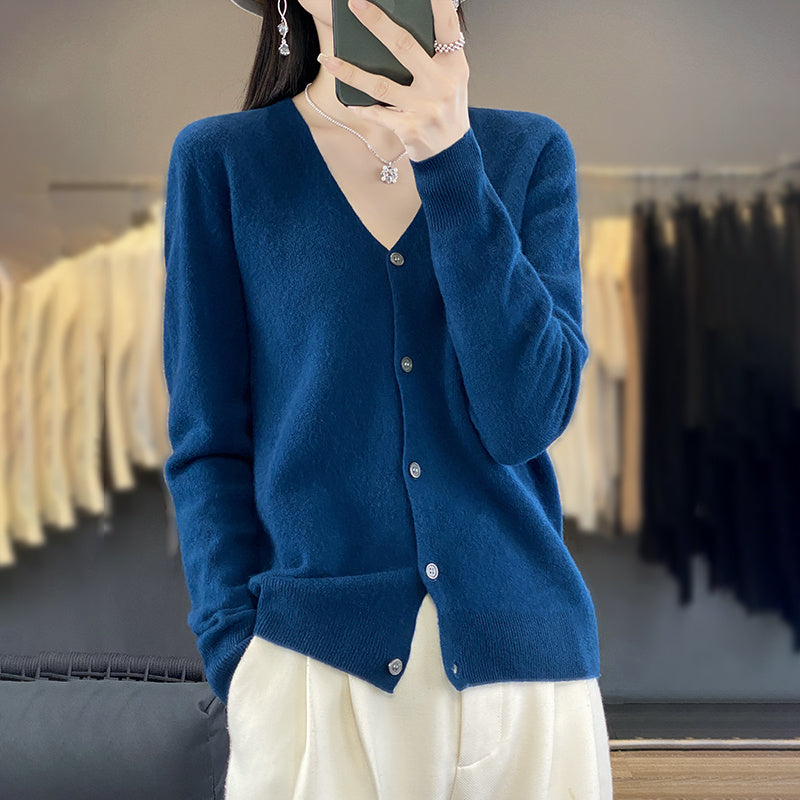 Cardigan Donna Elegante Anna in Lana – Morbido, Caldo e Versatile per Ogni Occasione