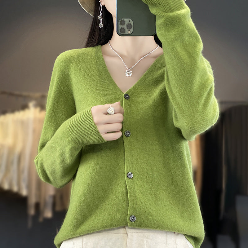 Cardigan Donna Elegante Anna in Lana – Morbido, Caldo e Versatile per Ogni Occasione