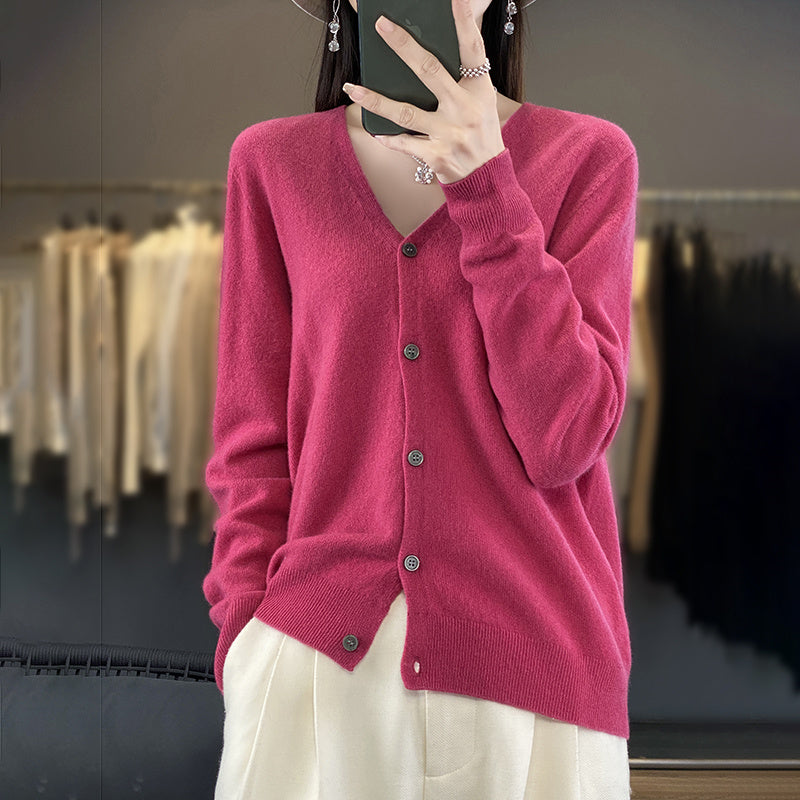 Cardigan Donna Elegante Anna in Lana – Morbido, Caldo e Versatile per Ogni Occasione