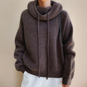 Amélie™ - Pullover in Maglia a Dolcevita