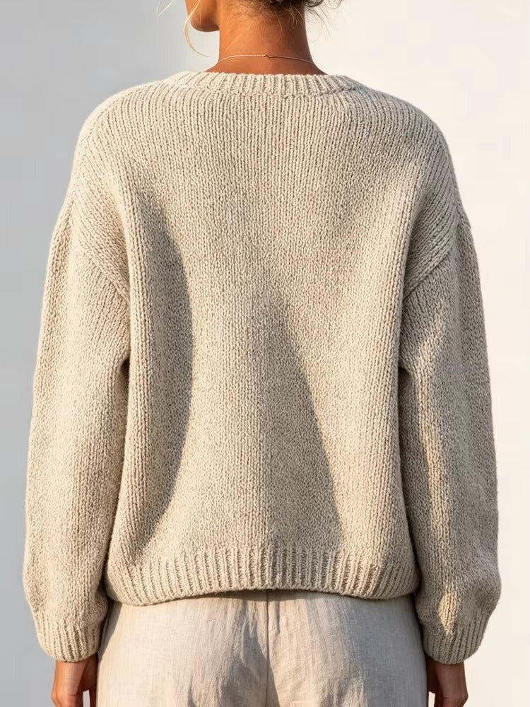 Cardigan Donna Morbido con Bottoni – Eleganza Naturale per Ogni Giorno – Lucia