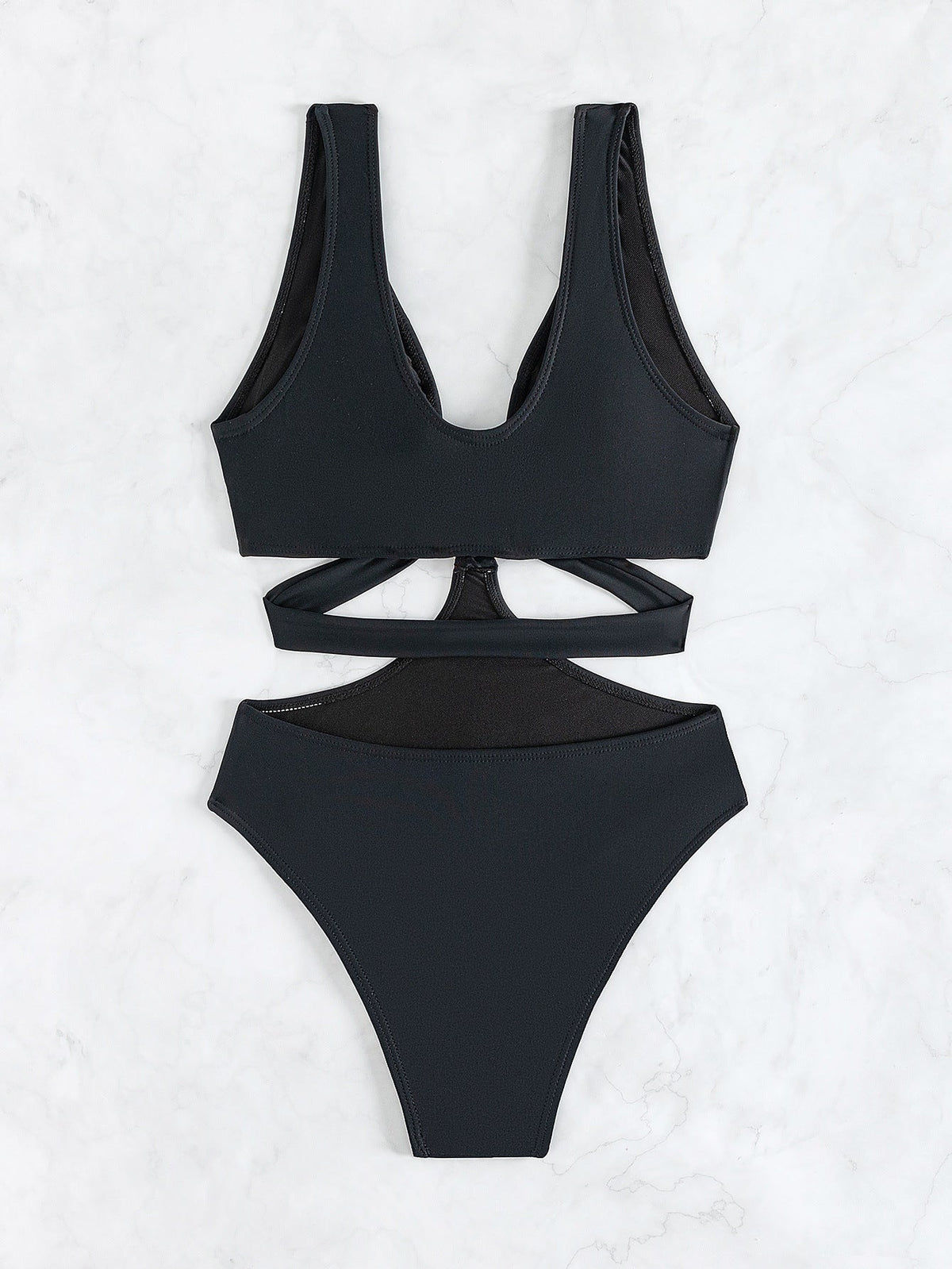 Costume Scollo a V con Cut Out