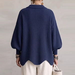 Cardigan Donna Morbido con Maxi Bottoni – Eleganza Sofisticata per Ogni Giorno – Adriana