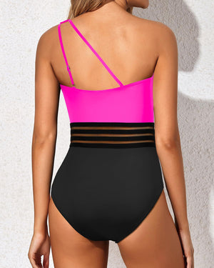 Costume da Bagno Intero Donna Elegante Monospalla