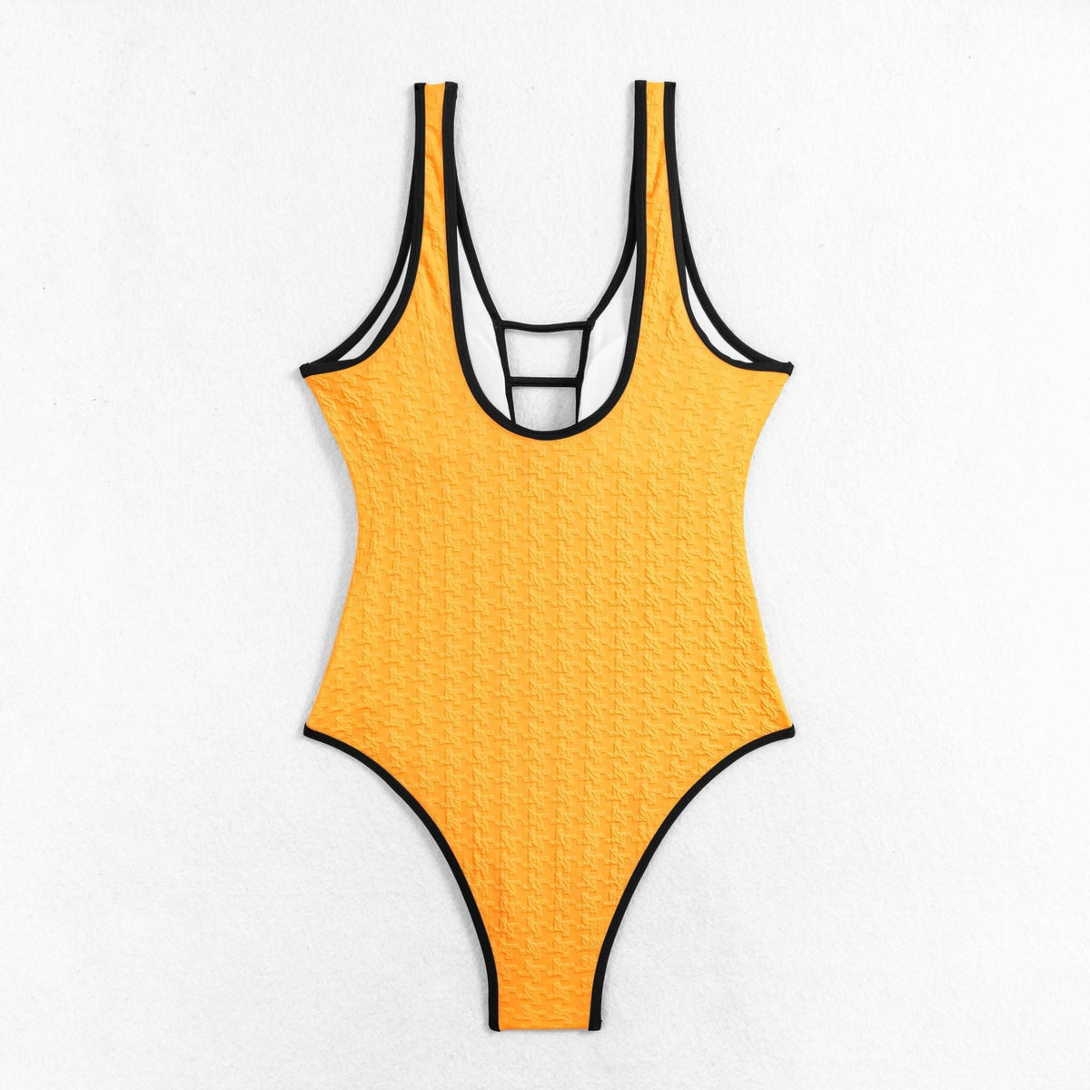 Costume Intero Modellante con Struttura e Scollo a Dettagli