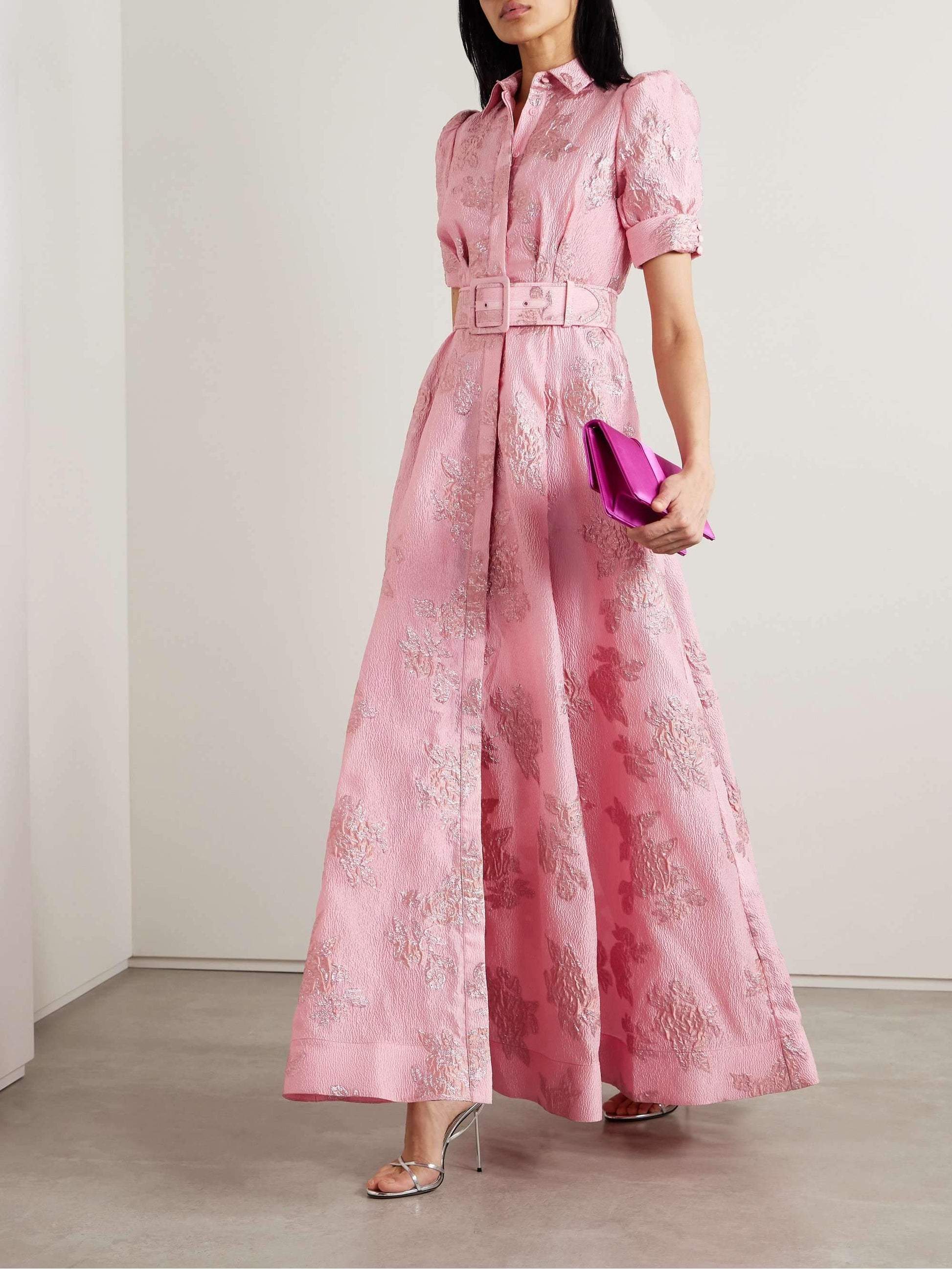Anabella | Vestito Elegante con Chic Maniche Corte Sbuffate