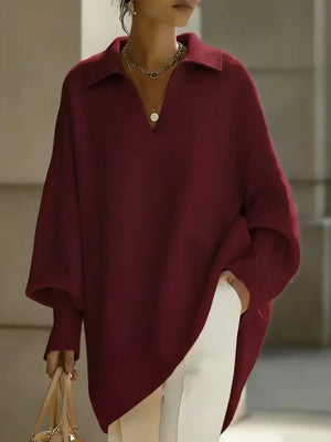 Poncho Donna Morbido con Colletto – Eleganza Avvolgente e Libertà di Movimento – Noemi