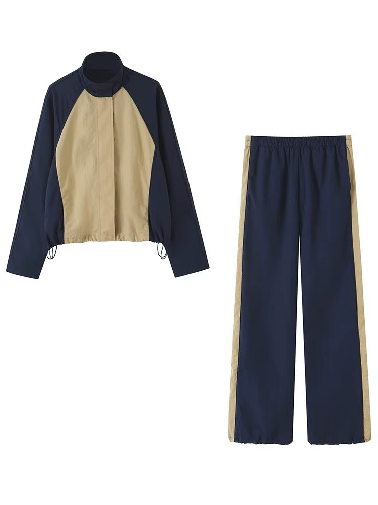 Completo Donna con Felpa con Zip e Pantaloni a Gamba Larga – Linee Strutturate e Comfort – Diana