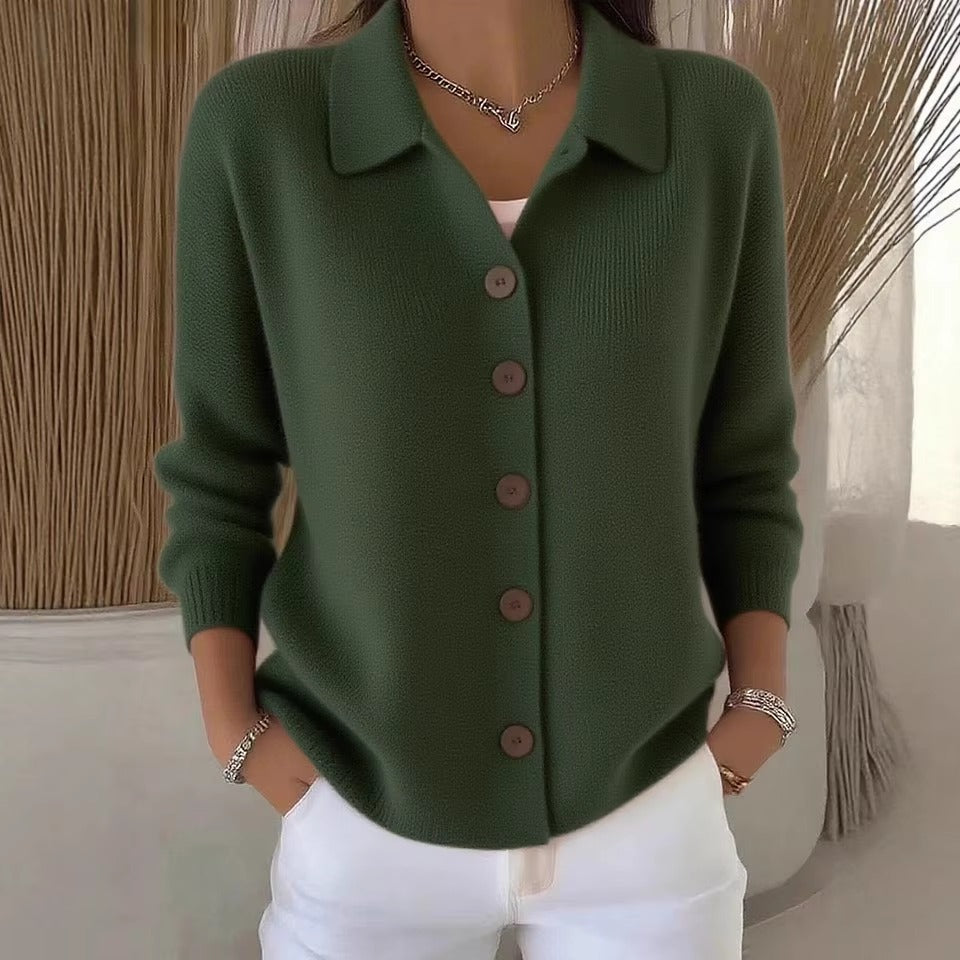 Cardigan Donna Morbido e Versatile – Eleganza Casual per Ogni Giorno – Giada