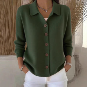 Cardigan Donna Morbido e Versatile – Eleganza Casual per Ogni Giorno – Giada