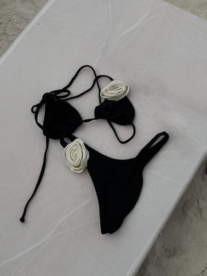 Bikini con Dettagli a Fiore