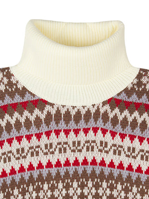 Maglione Natalizio Donna Morbido con Collo Alto – Calore e Stile per le Feste – Clara