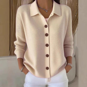 Cardigan Donna Morbido e Versatile – Eleganza Casual per Ogni Giorno – Giada