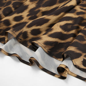 Gonna Leopardo Eleganza