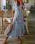 Vestito Lungo Estivo con Stampa Boho